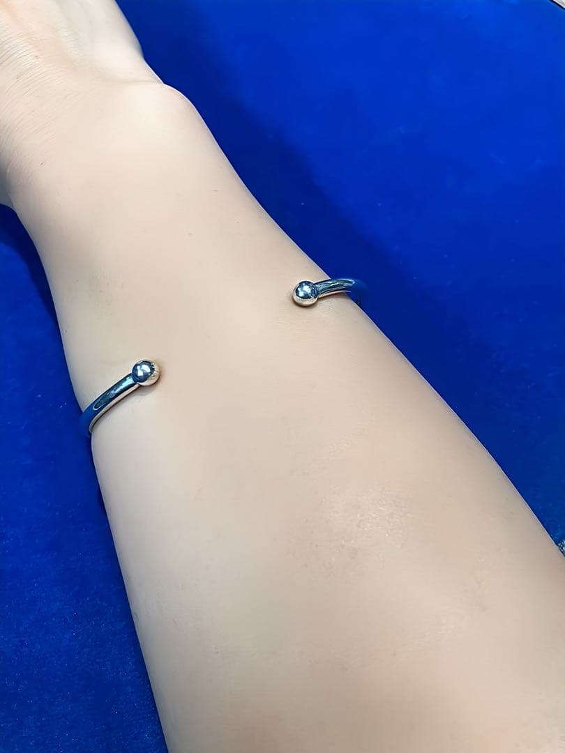 Tiffany & Co. ティファニー シルバー925 K18 YGバングル