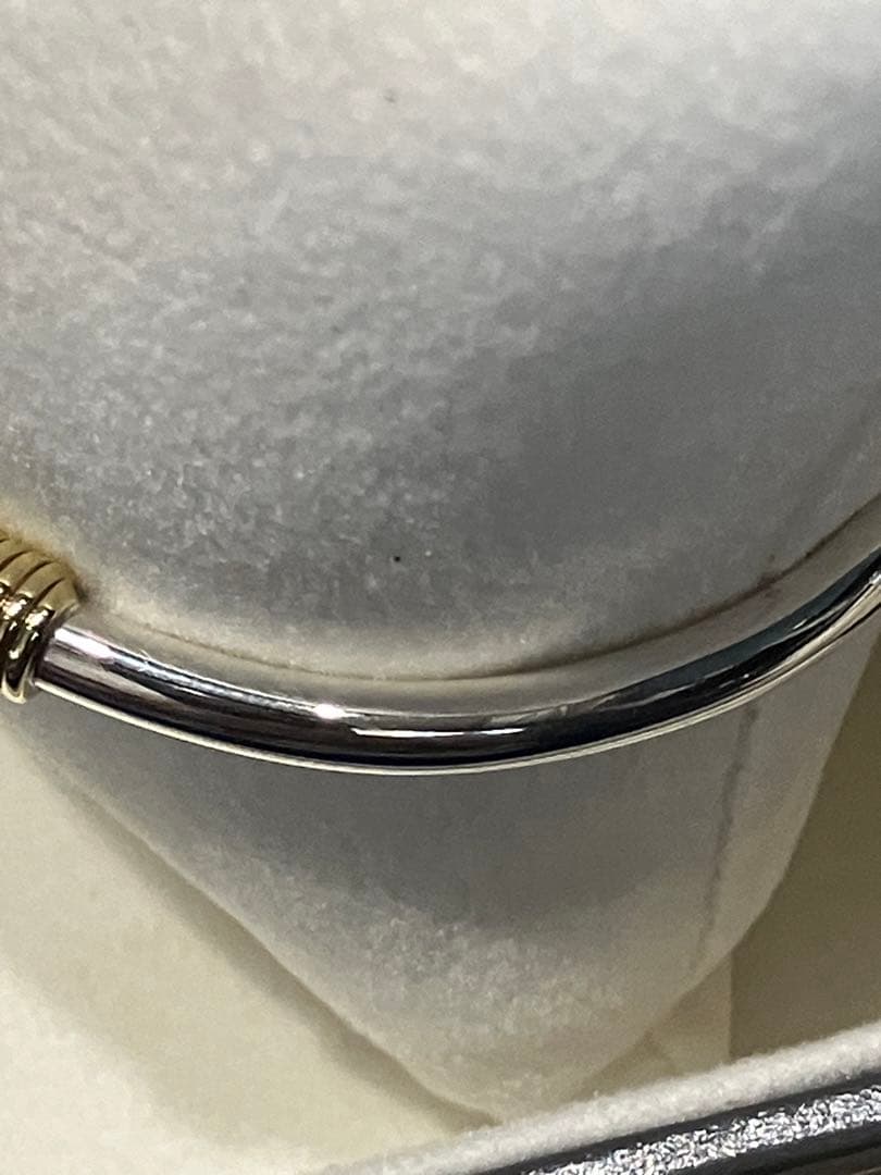 Tiffany & Co. ティファニー シルバー925 K18 YGバングル