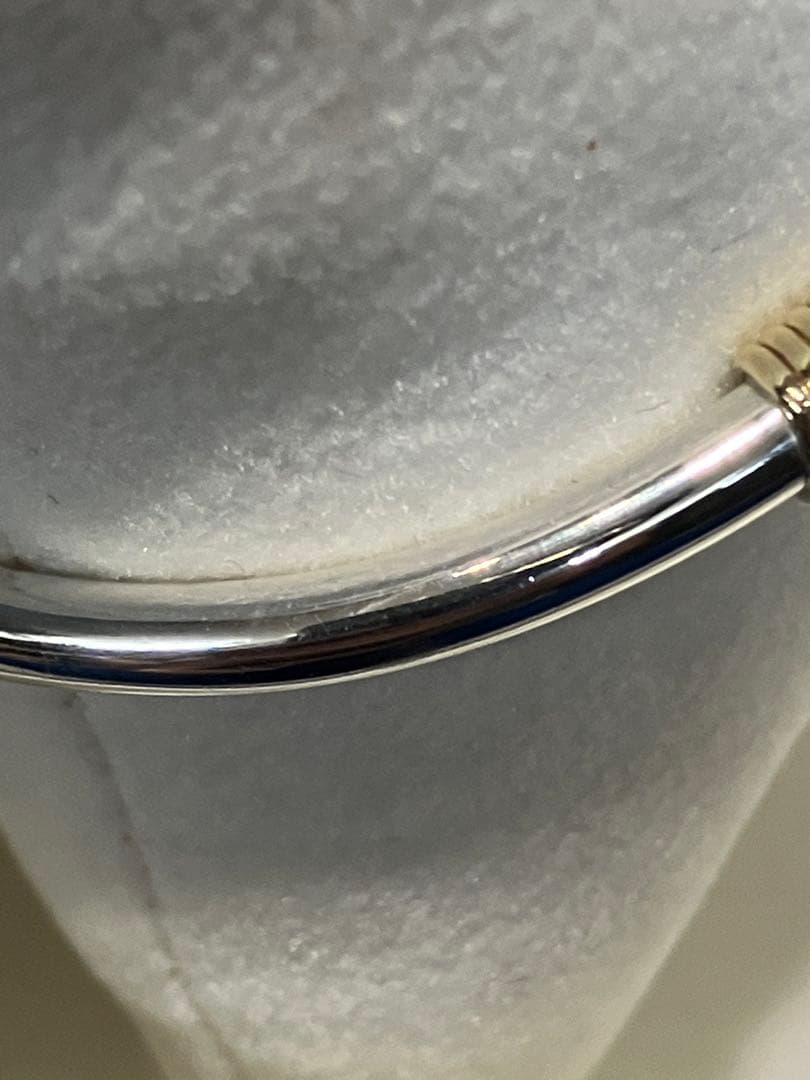 Tiffany & Co. ティファニー シルバー925 K18 YGバングル