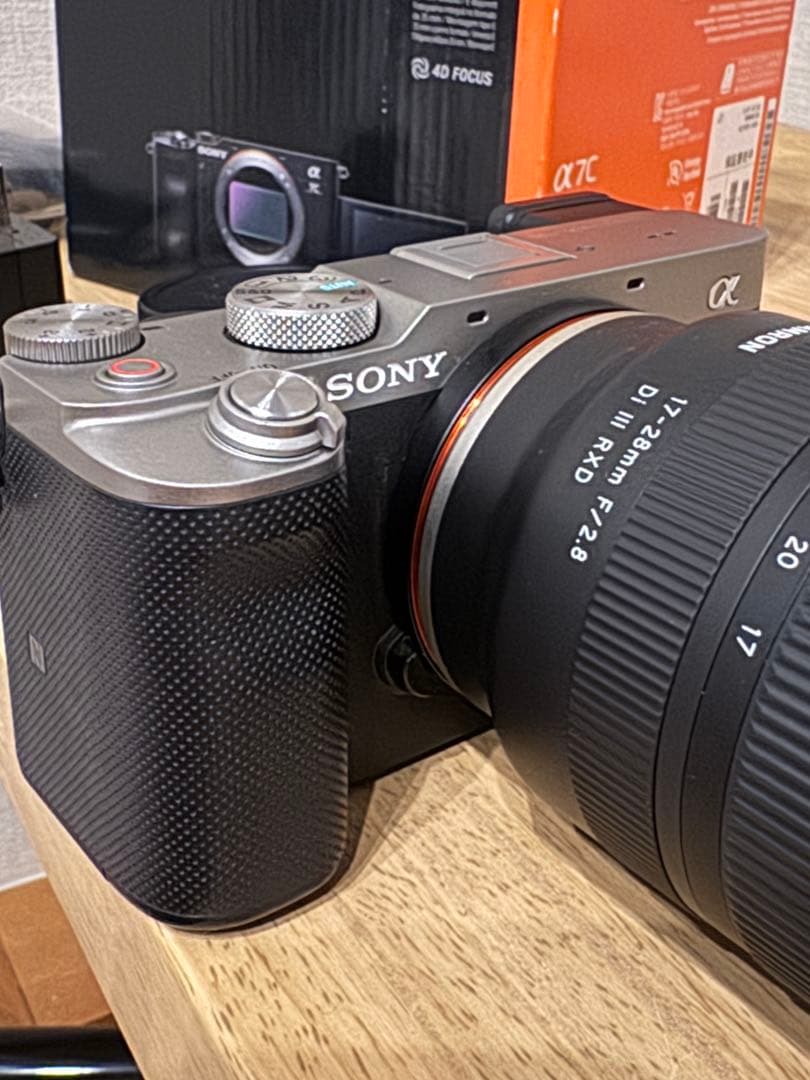 【美品】Sony α7C高倍率ズームレンズセット元箱と付属品有