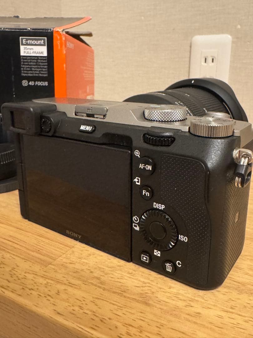 【美品】Sony α7C高倍率ズームレンズセット元箱と付属品有