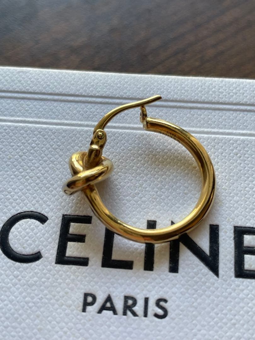 セリーヌ CELINE ノット スモールフープ