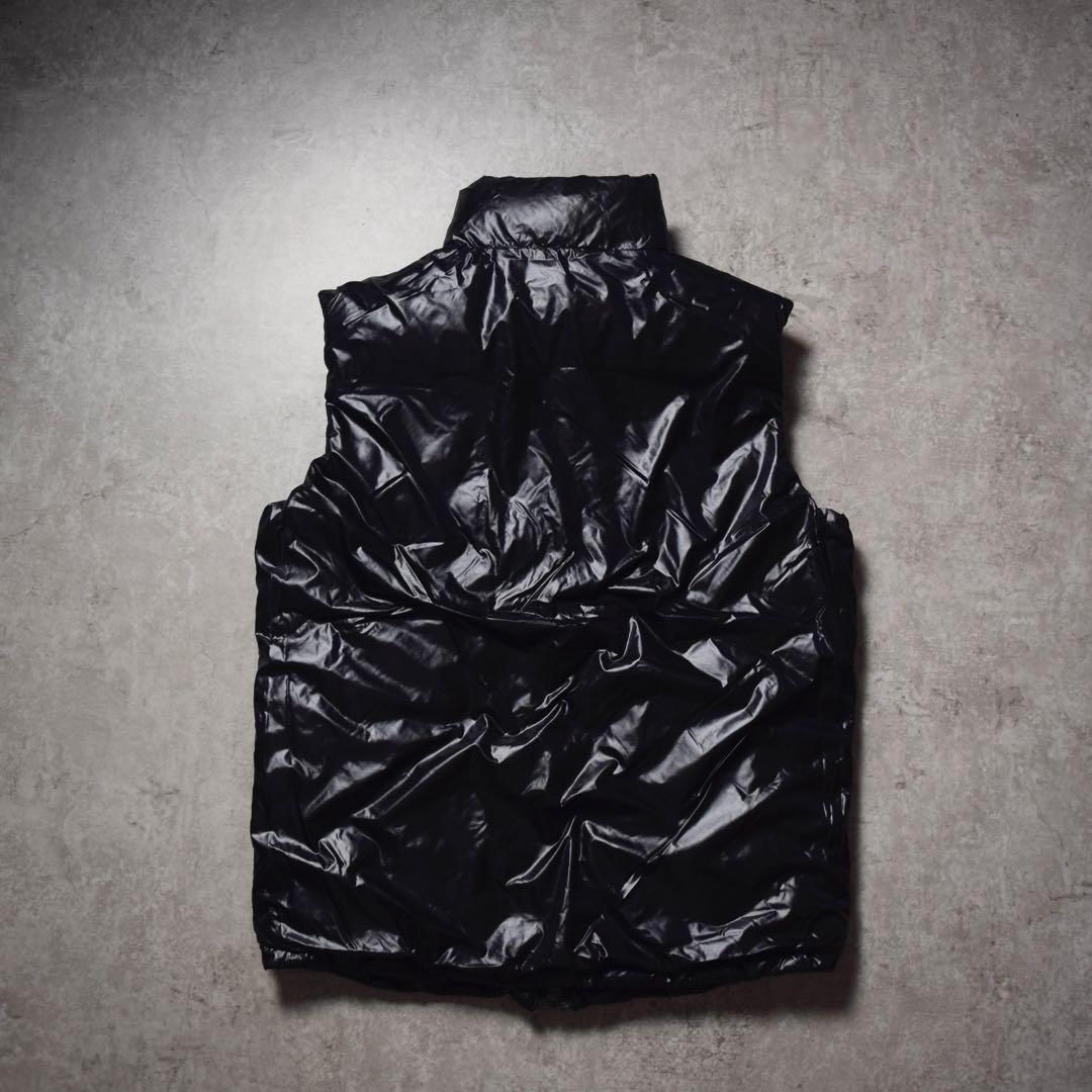 y2k TATRAS ダウンベスト 光沢 リバーシブル ダイヤキルト 平成ギャル