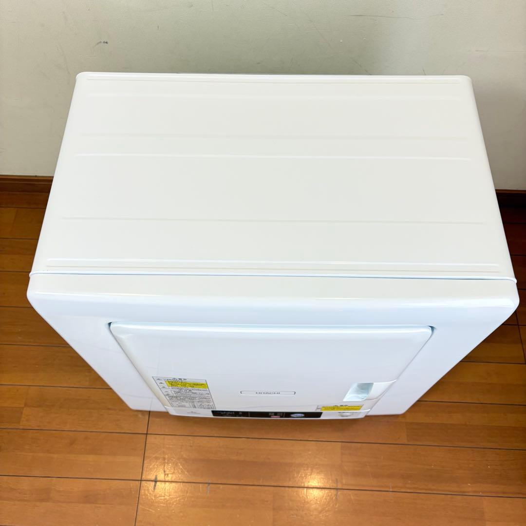 【美品•送料込み】HITACHI 衣類乾燥機 DE-N40WX-W 2021年製