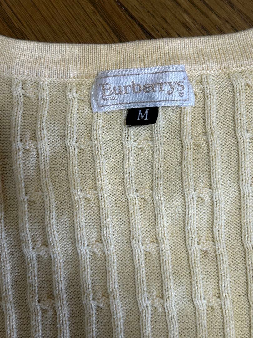 Burberrys ケーブルニット　アンサンブルセット　金ボタン　ホースロゴ