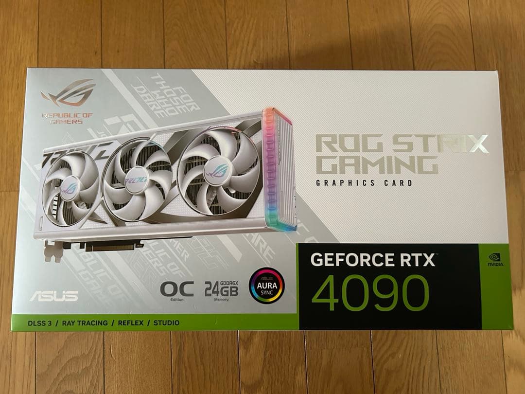 グラフィックボード・グラボ・ビデオカード ROG RTX 4090 White OC Edition