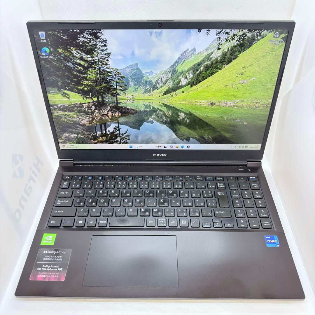 Windowsノート本体 mouse K5-I7GM5BK-A i7-12650H/16GB/512GB