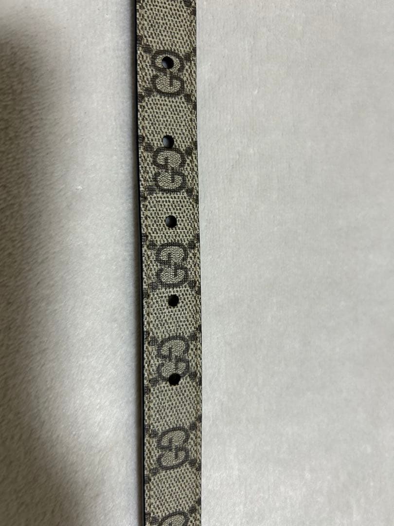 GUCCI グレー ブラック ベルト
