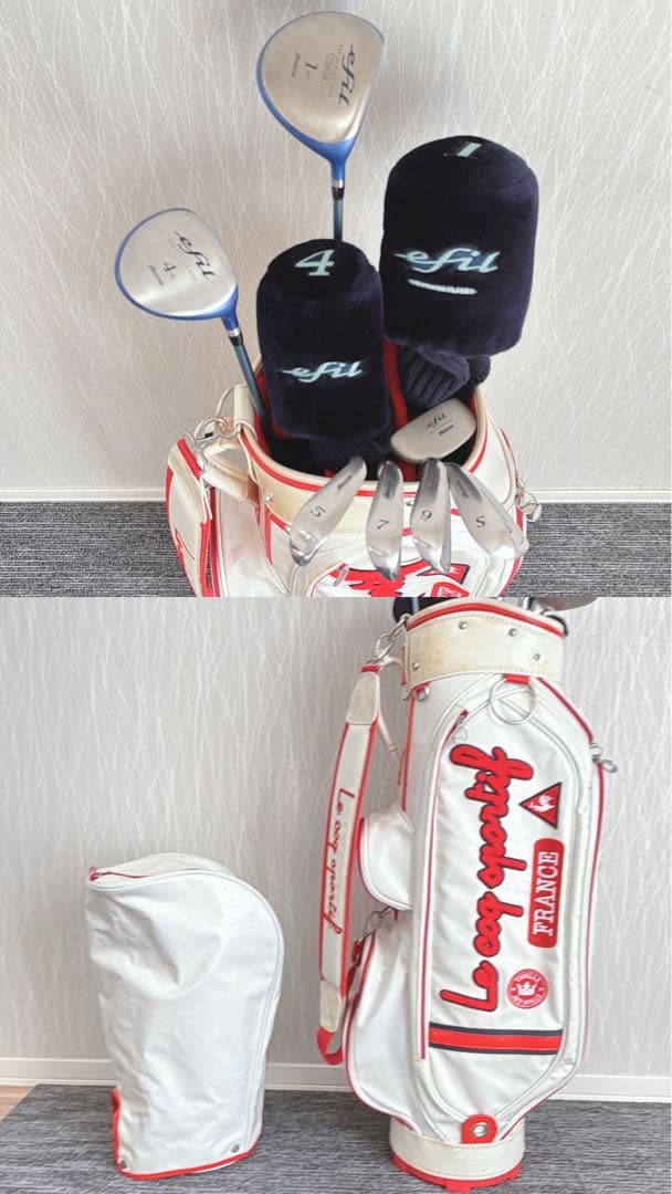送料無料❗️ミズノ/efil 初心者 レディース ゴルフ クラブセット