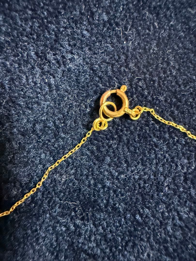 AHKAH アーカー ダイヤ クロスネックレス K18