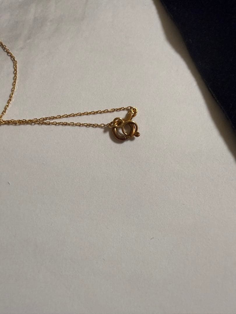 AHKAH アーカー ダイヤ クロスネックレス K18