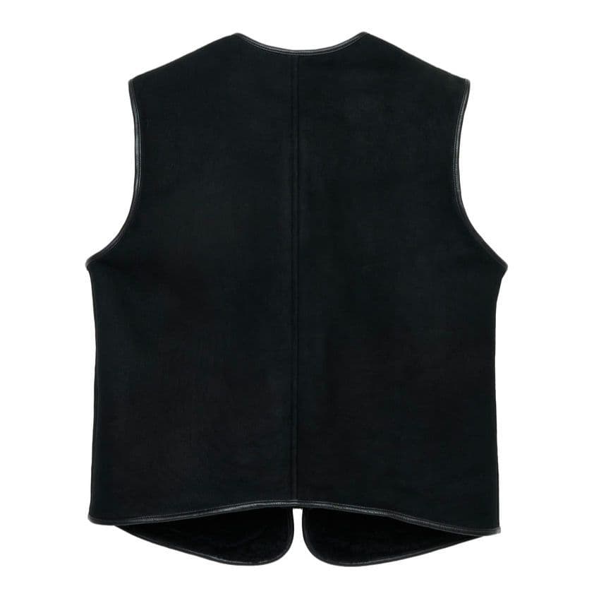 即発送 キムタク着 同型同色 GDC Vegan Mouton Vest L 黒
