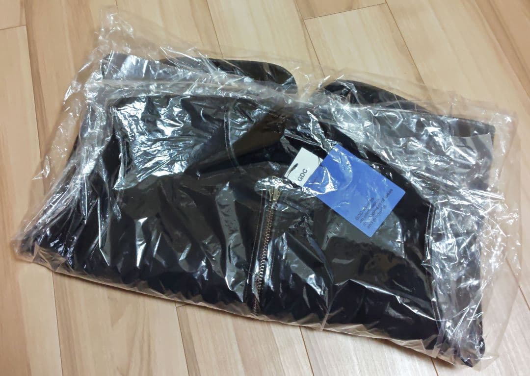 即発送 キムタク着 同型同色 GDC Vegan Mouton Vest L 黒