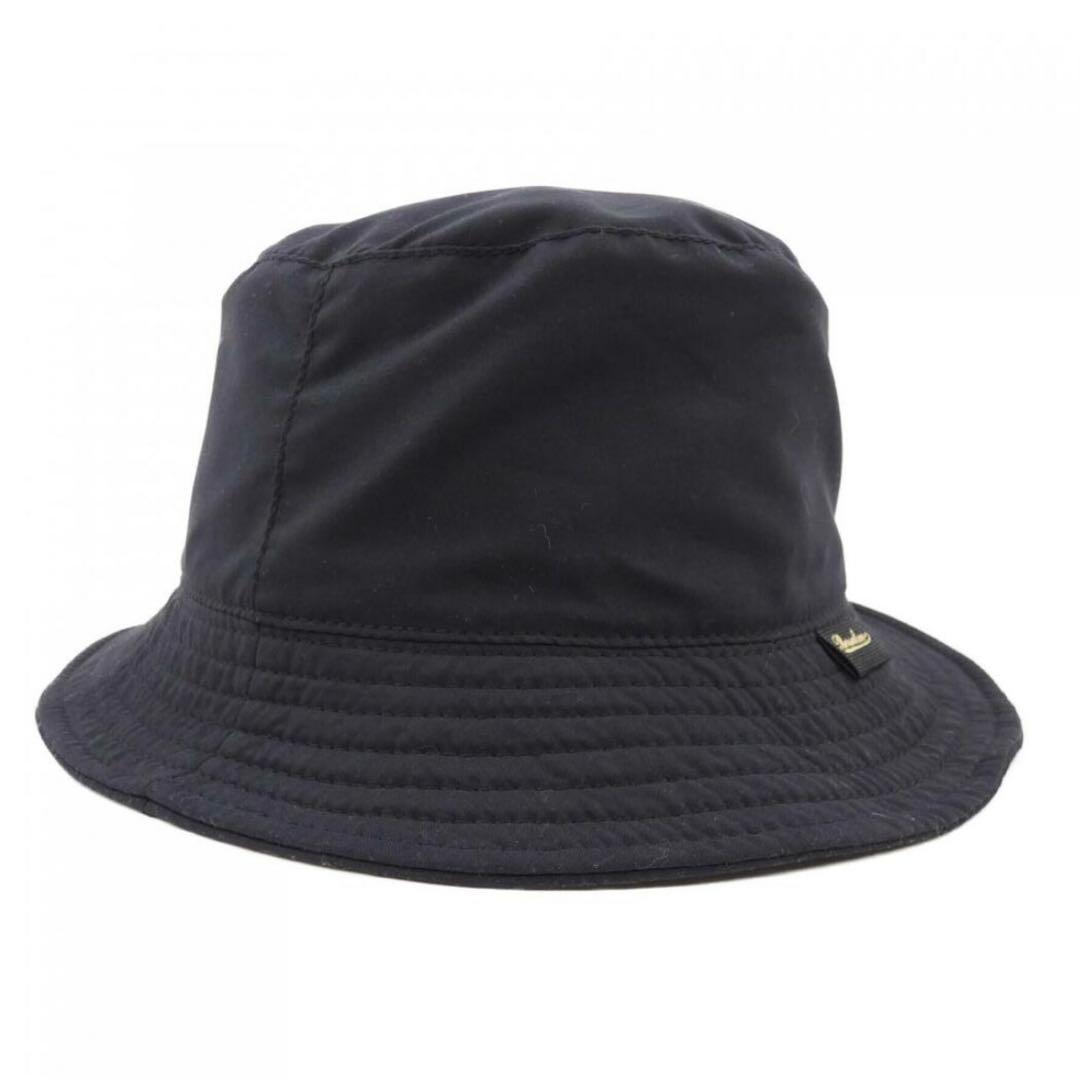 Borsalino【ボルサリーノ】バケットハット　バケハ　ポリエステル　ブラック
