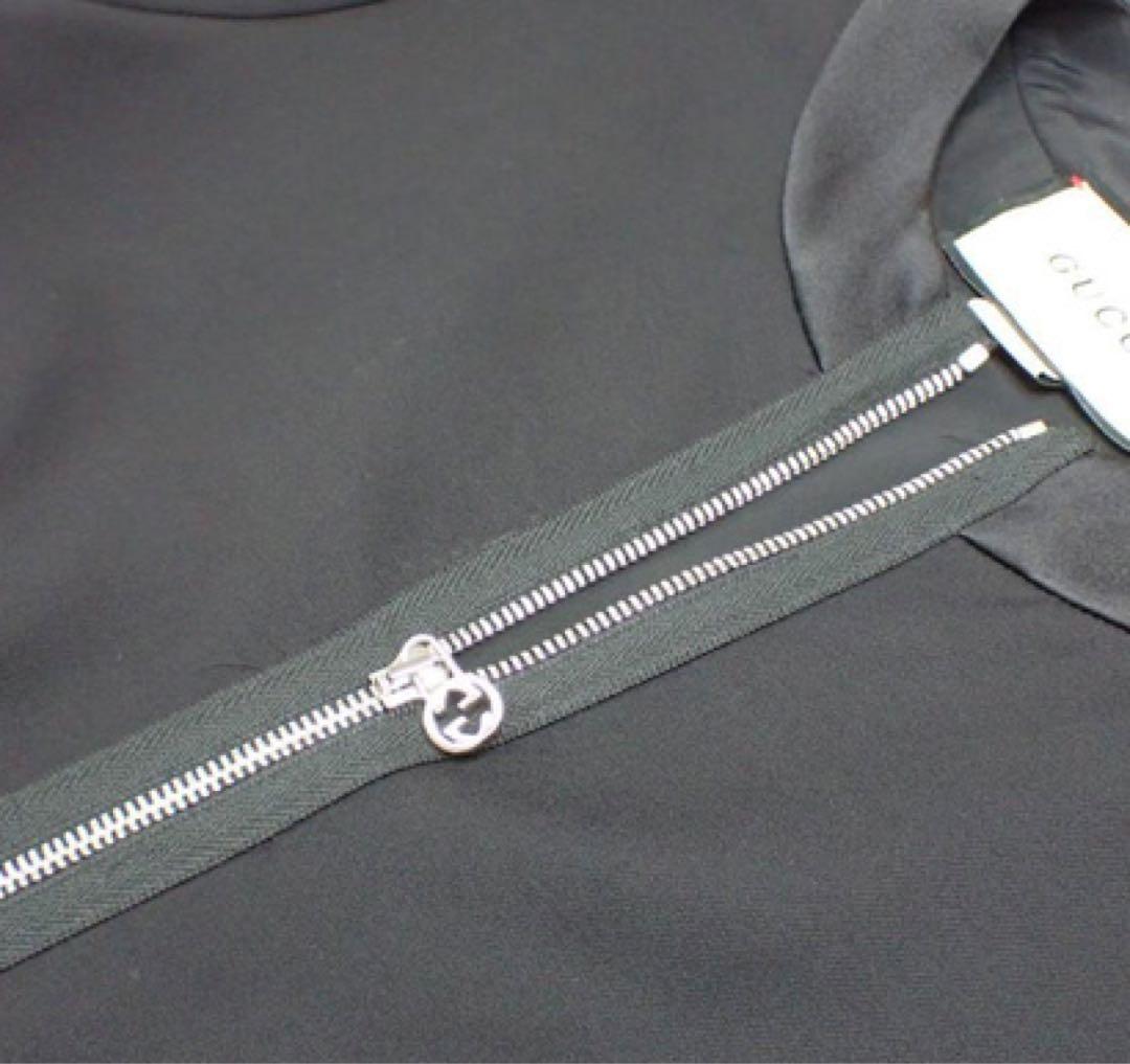 ✨ハンガー保存袋つき✨GUCCI グッチ ミニワンピース ジップアップ