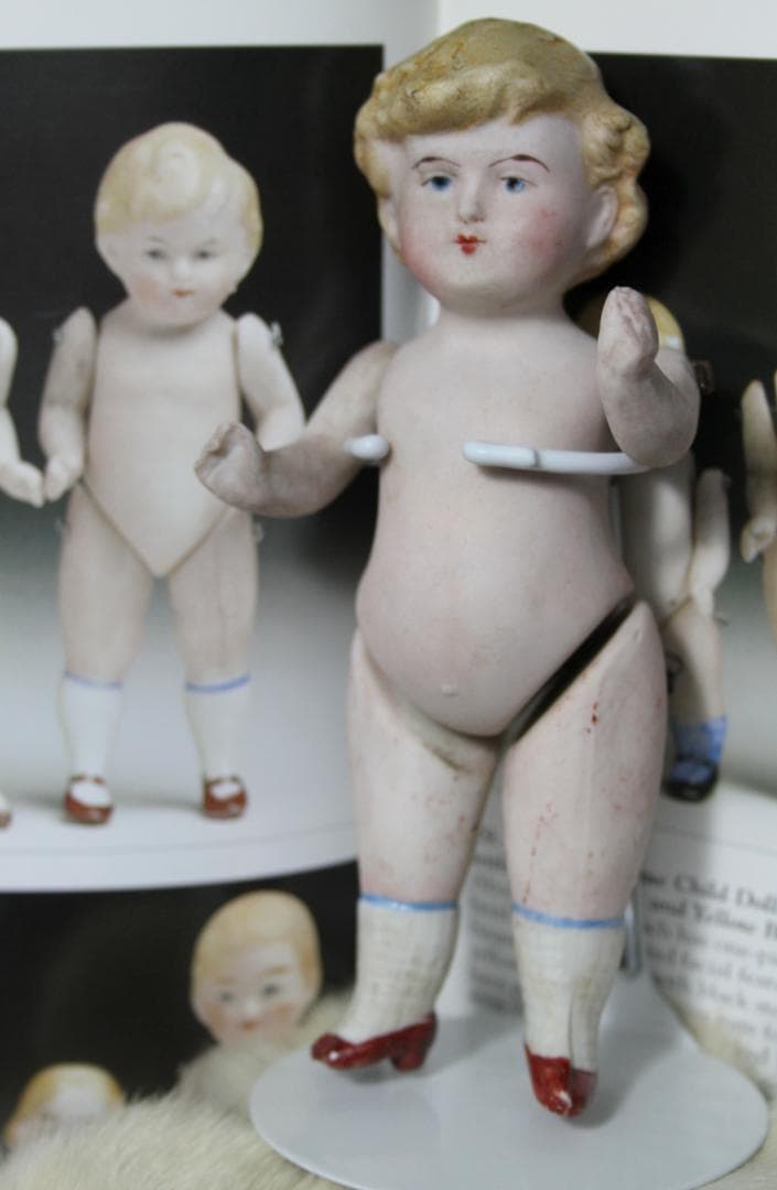 f*f様 ☆オールビスク アンティーク ビスクドール 人形 ドールハウス ミニョ