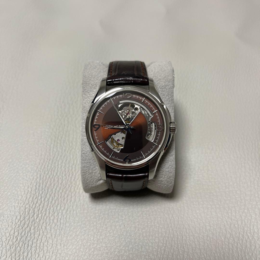 ハミルトン　ジャズマスター　オープンハート ブラウン