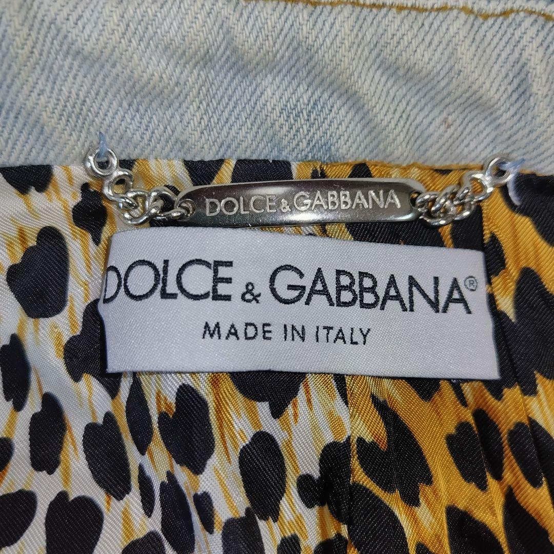 DOLCE&GABBANA Y2K Gジャン レオパード柄 40