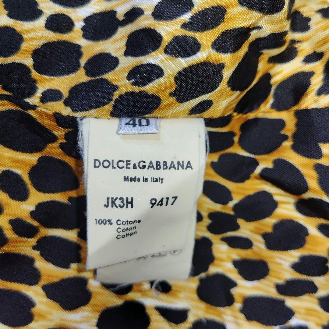 DOLCE&GABBANA Y2K Gジャン レオパード柄 40