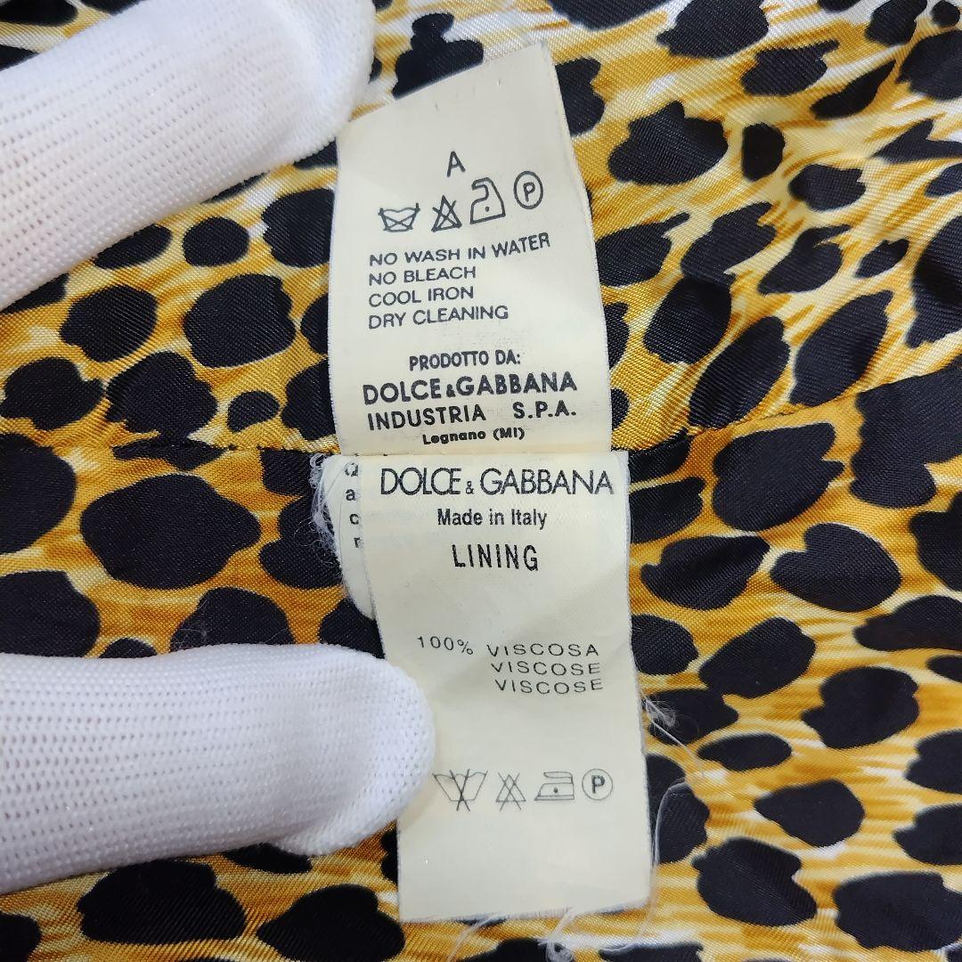 DOLCE&GABBANA Y2K Gジャン レオパード柄 40