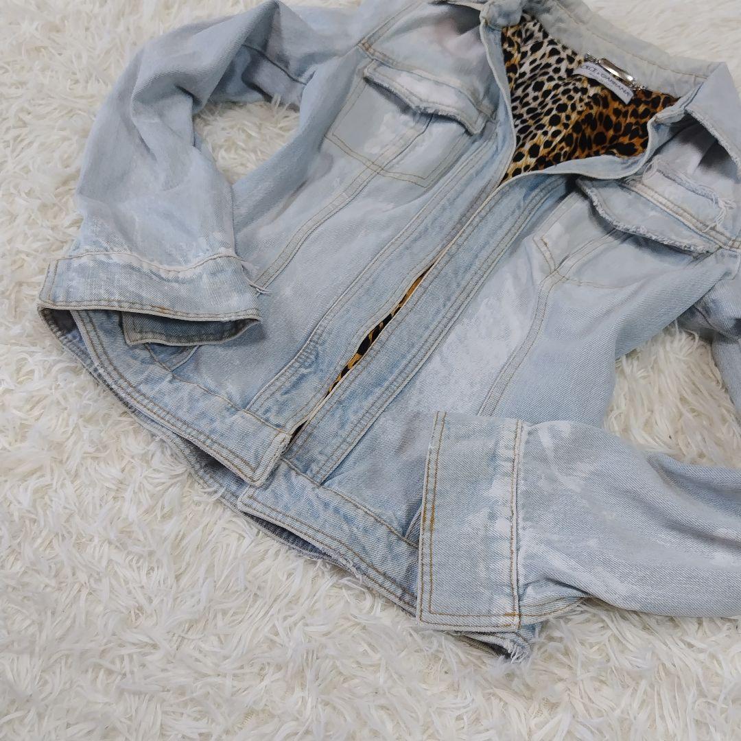 DOLCE&GABBANA Y2K Gジャン レオパード柄 40