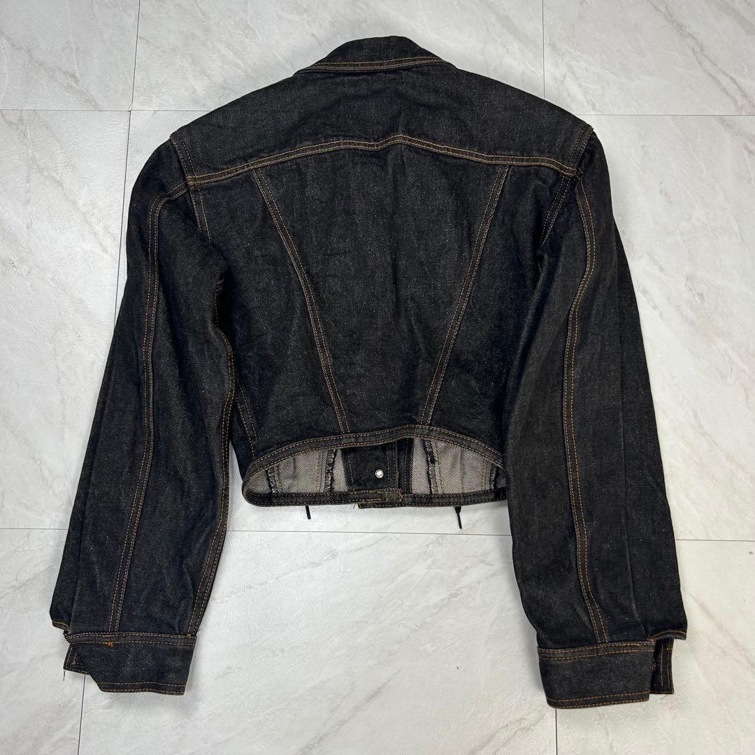 JEAN PAUL GAULTIER レース コルセット デニムジャケット 42
