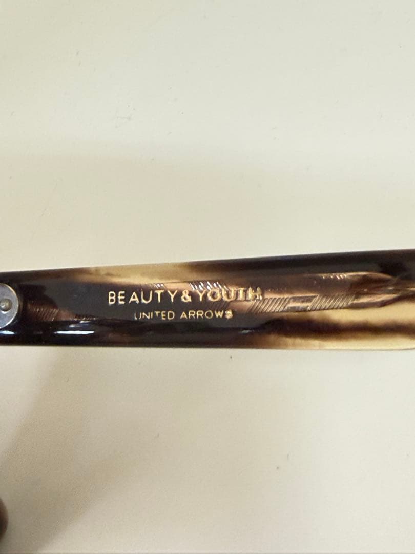 ビューティー&ユース 金子眼鏡 別注 サングラス ブラウン 青レンズ　度なし