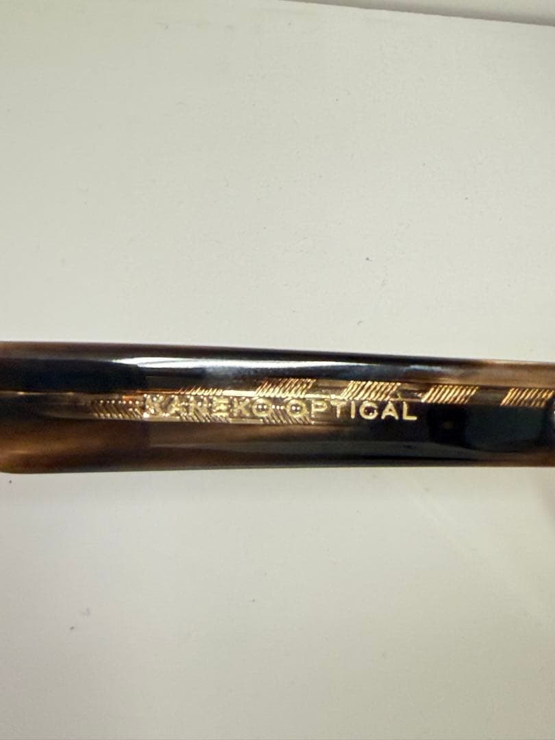 ビューティー&ユース 金子眼鏡 別注 サングラス ブラウン 青レンズ　度なし