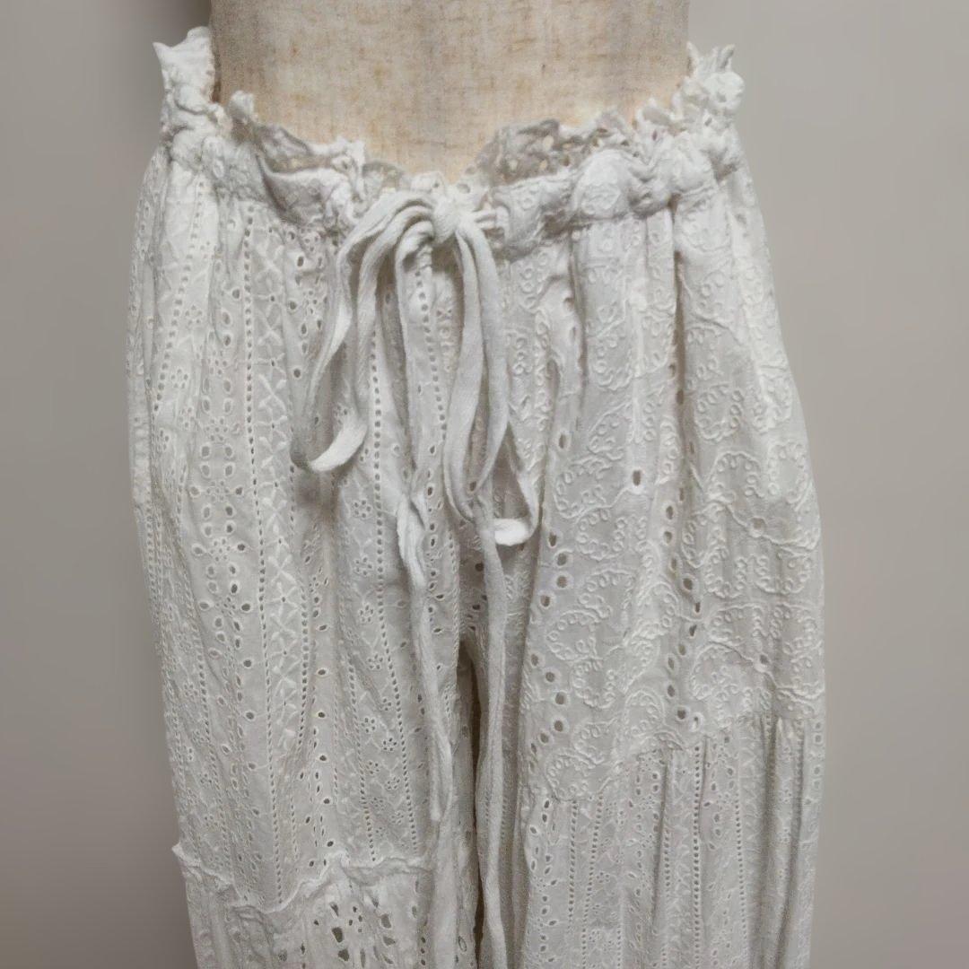 ハコさま　専用フリーダFreada レースギャザー ワイドパンツ