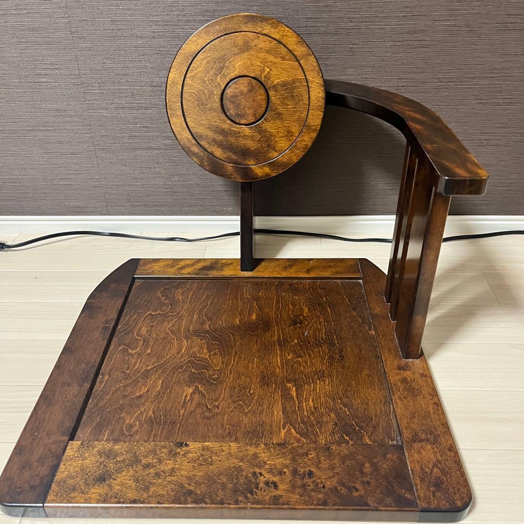 希少　星野民藝 座椅子 二脚セット 民芸家具 無垢材 和家具　星野民芸