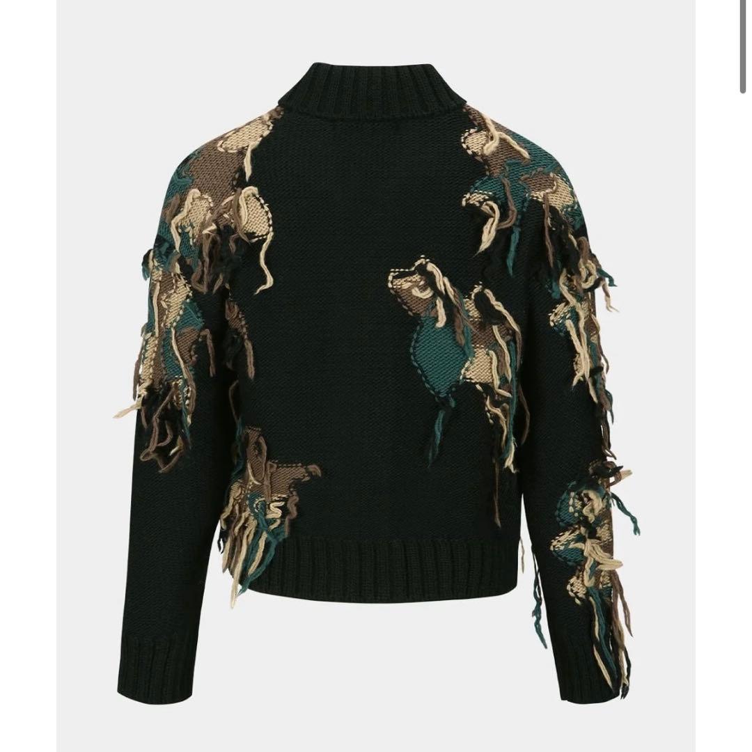 新品未使用/定価3.4万　AnderssonBell24AWカモフラジップニット