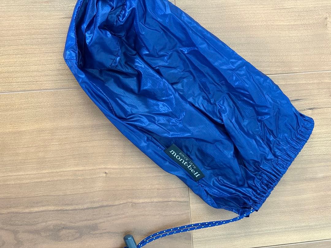 mont-bell EXライトダウンジャケット L ブルー　900フィルパワー