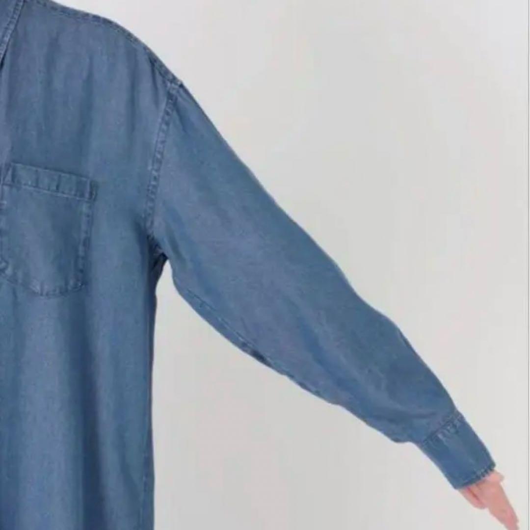 専用 未使用品 タグ付き スローブイエナ デニムライク シャツワンピース