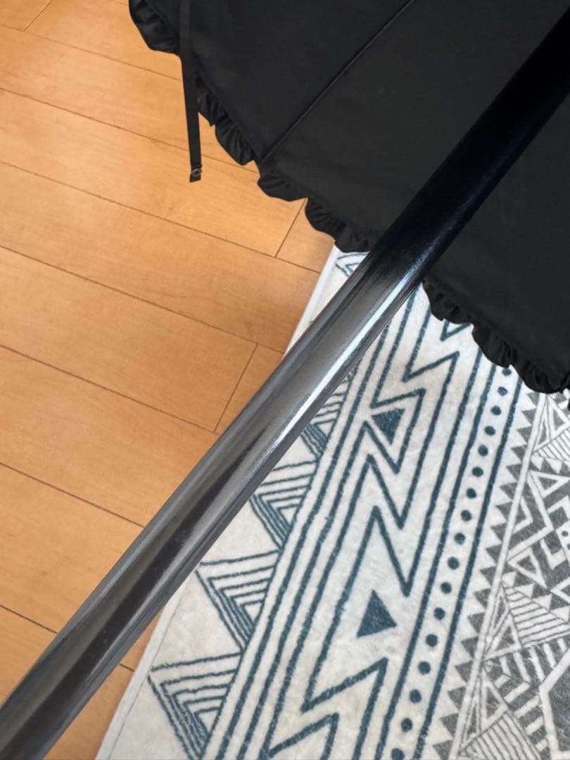 サンバリア100 黒 2段折り 日傘