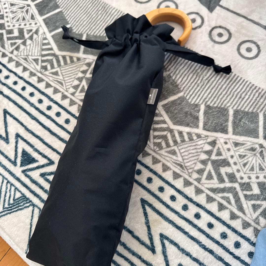 サンバリア100 黒 2段折り 日傘