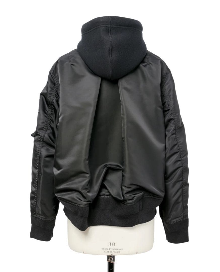 サカイ sacai Sponge Nylon Twill Hoodie パーカー