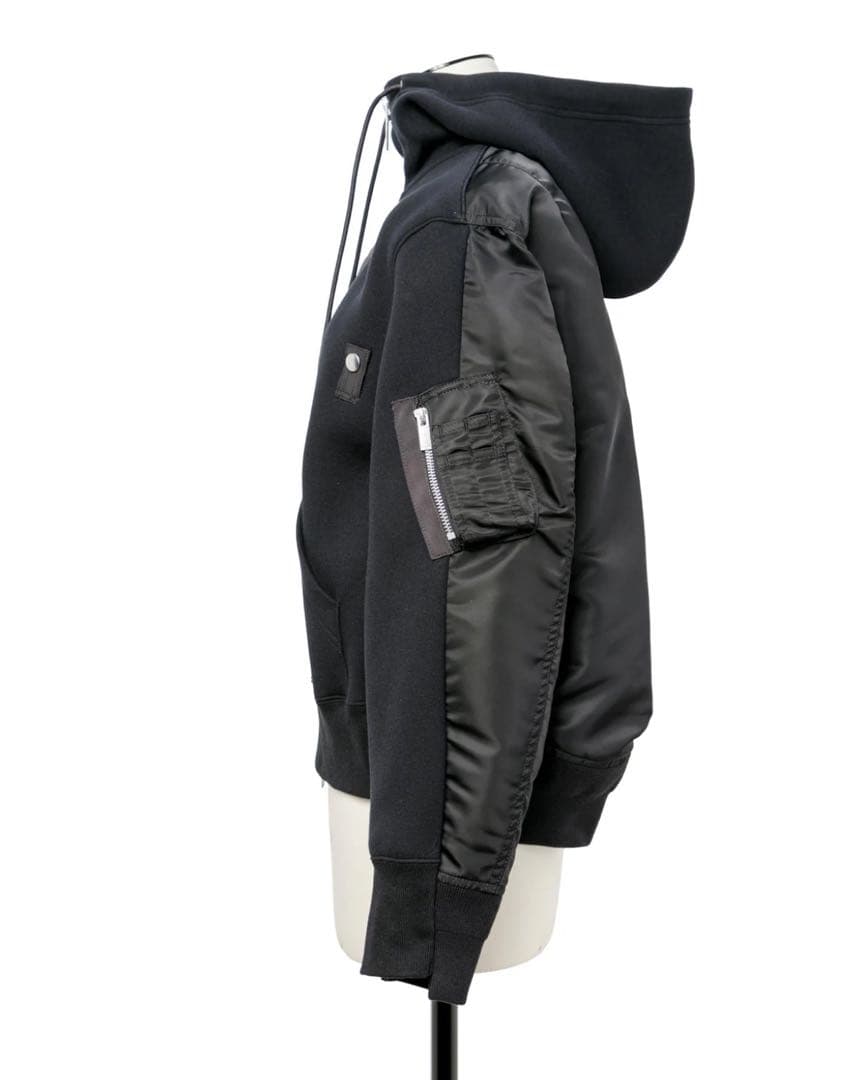 サカイ sacai Sponge Nylon Twill Hoodie パーカー