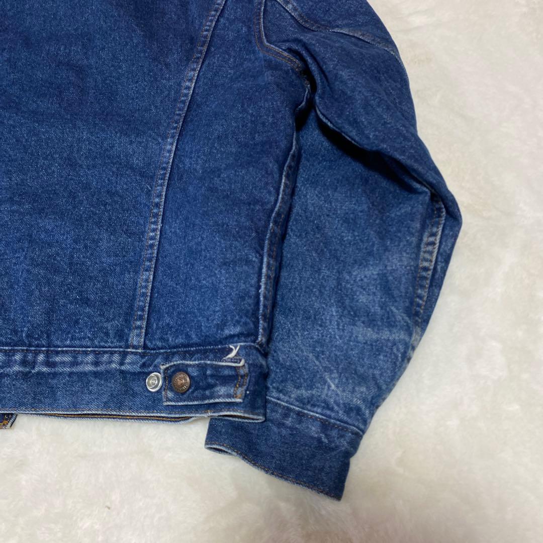 極美品　濃紺　リーバイス Levi's USA製 ボア デニムジャケット 80s