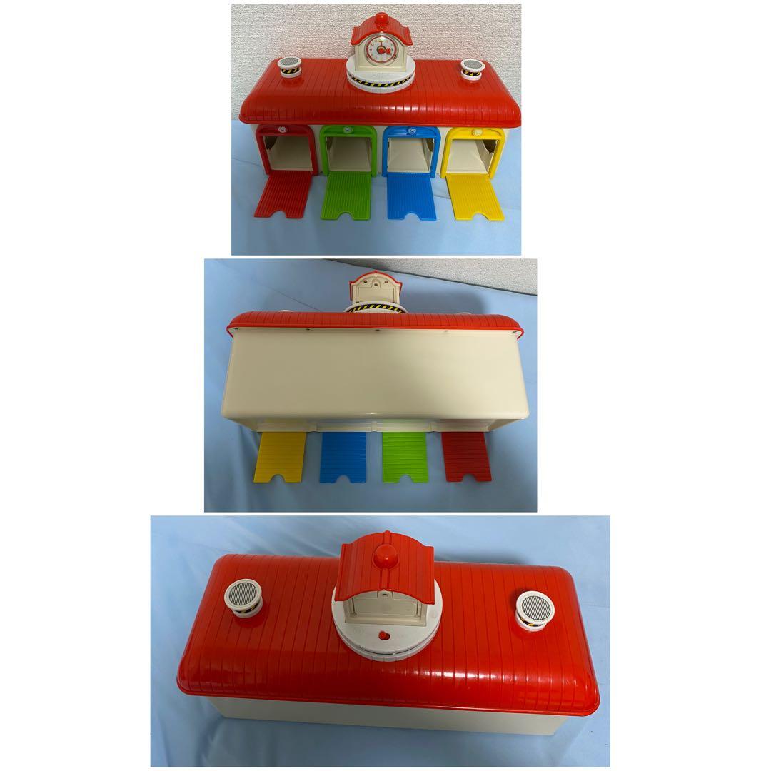 ちびっこバスタヨ　ガレージ　レールカー　9台　tayo