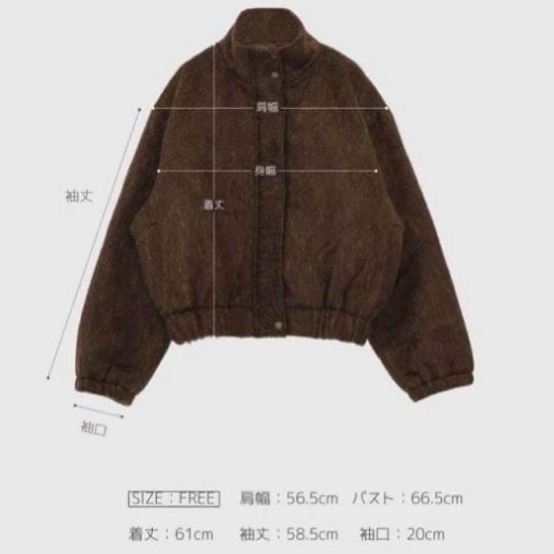 【enewdnina】mohair wool blouson