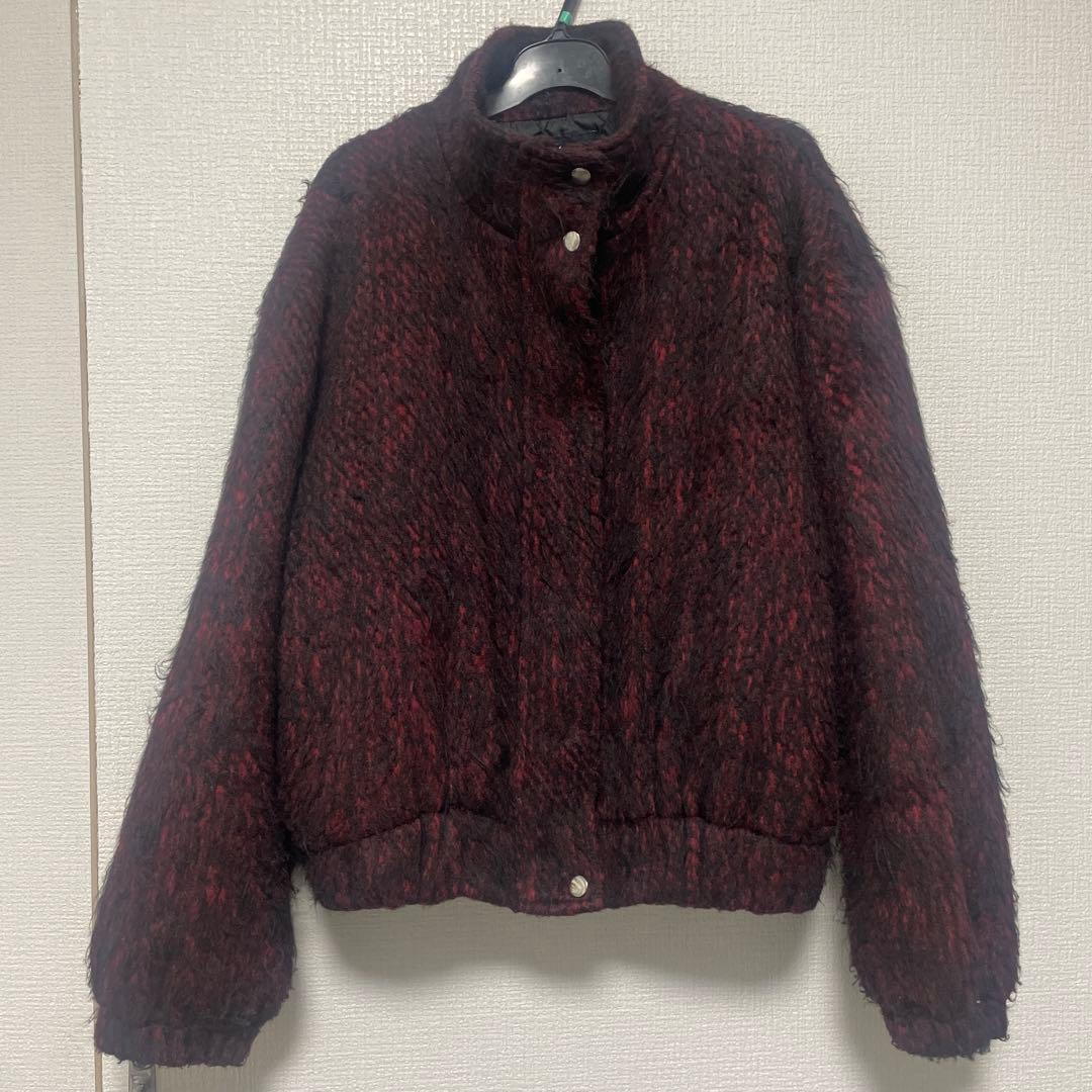 【enewdnina】mohair wool blouson