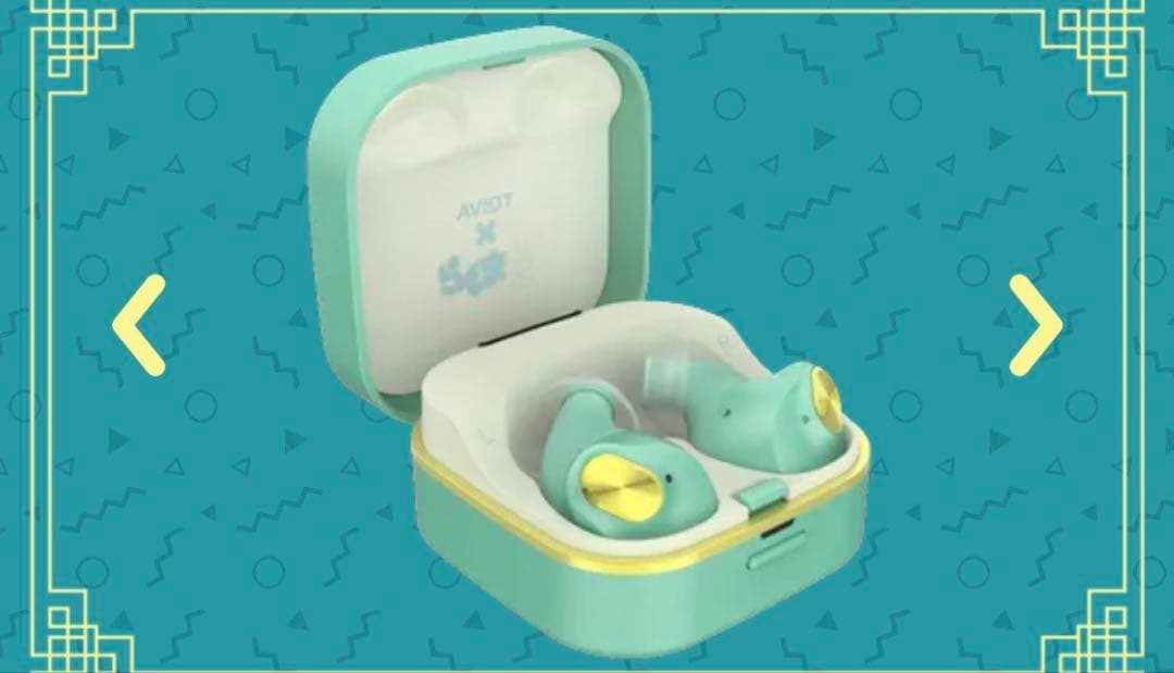 送料込新品未使用AVIOTらんま1/2コラボBluetoothワイヤレスイヤホン