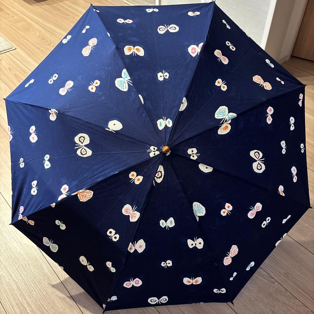 ミナペルホネン　エルショップ限定　晴雨兼用折りたたみ傘　hana hane