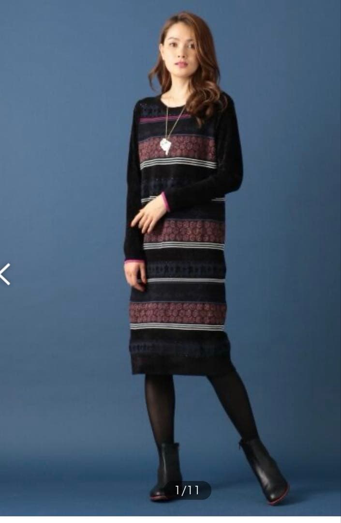 SONIA RYKIEL ソニアリキエル　コレクション　ニットワンピース　40