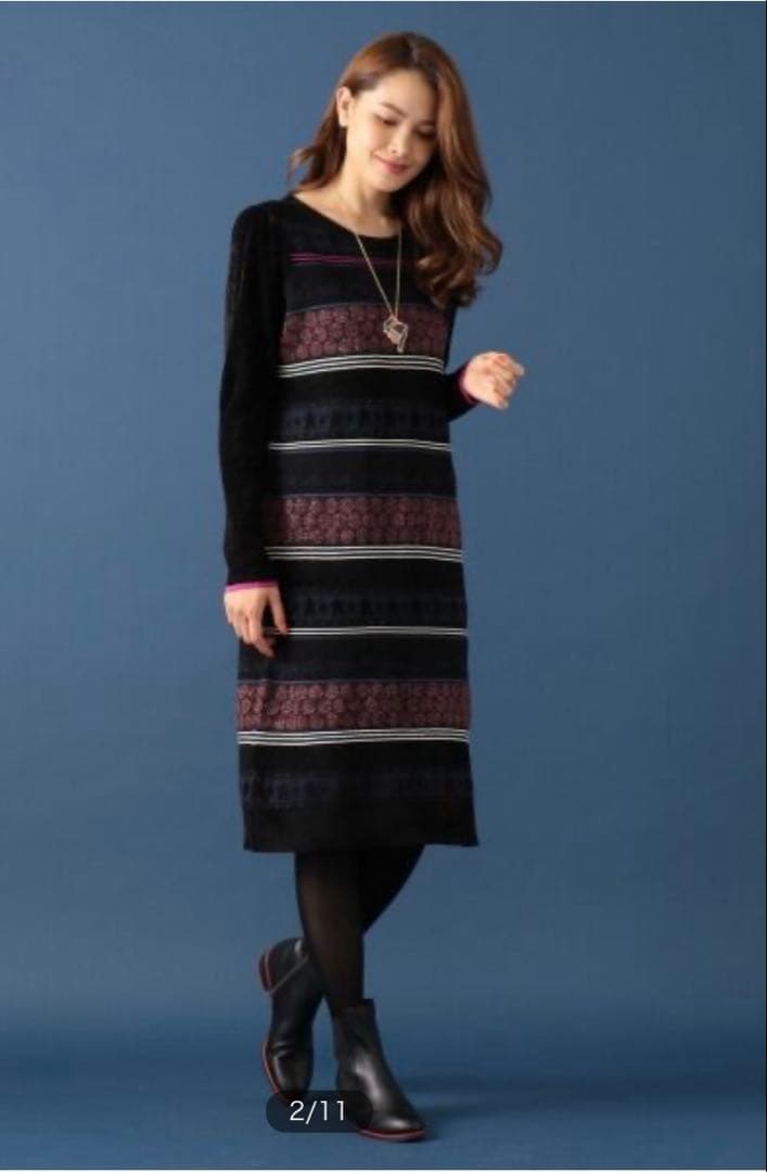 SONIA RYKIEL ソニアリキエル　コレクション　ニットワンピース　40