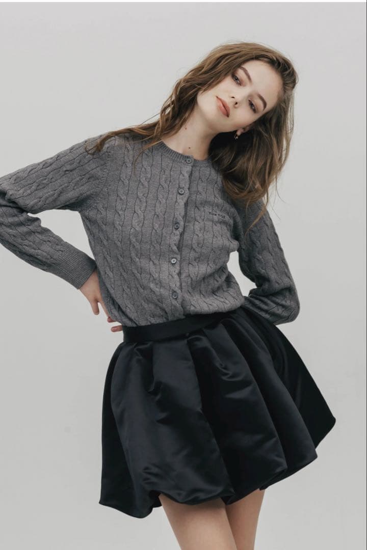 the toe venice balloon skirt ブラック