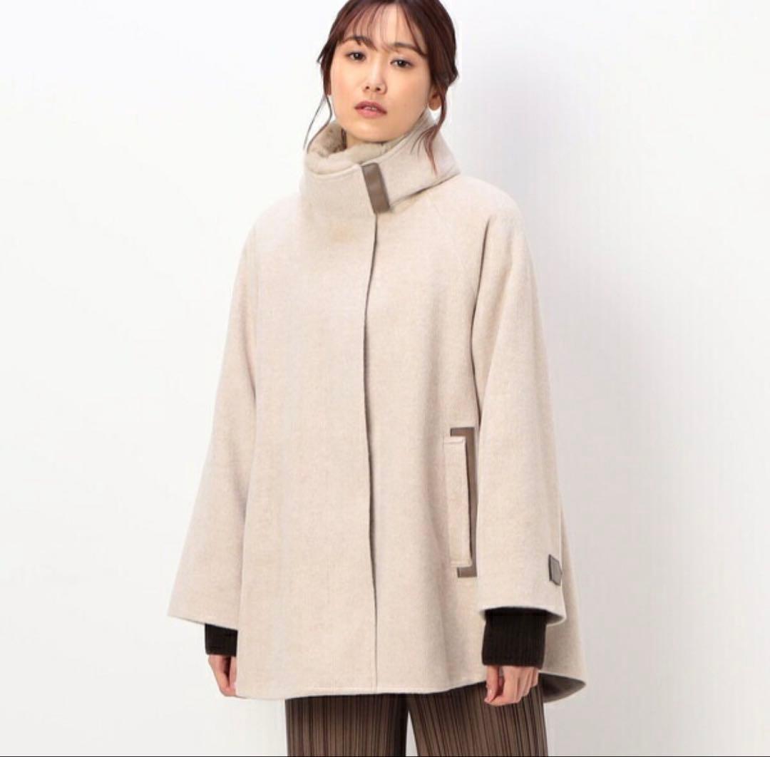 最高級 アンゴラウール Ａラインショートコート K.T キヨコ タカセ ベージュ