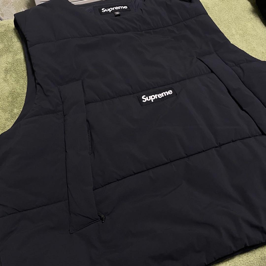 【Supreme】ベスト ゴアテックス 黒 WINDSTOPPER(O0008)