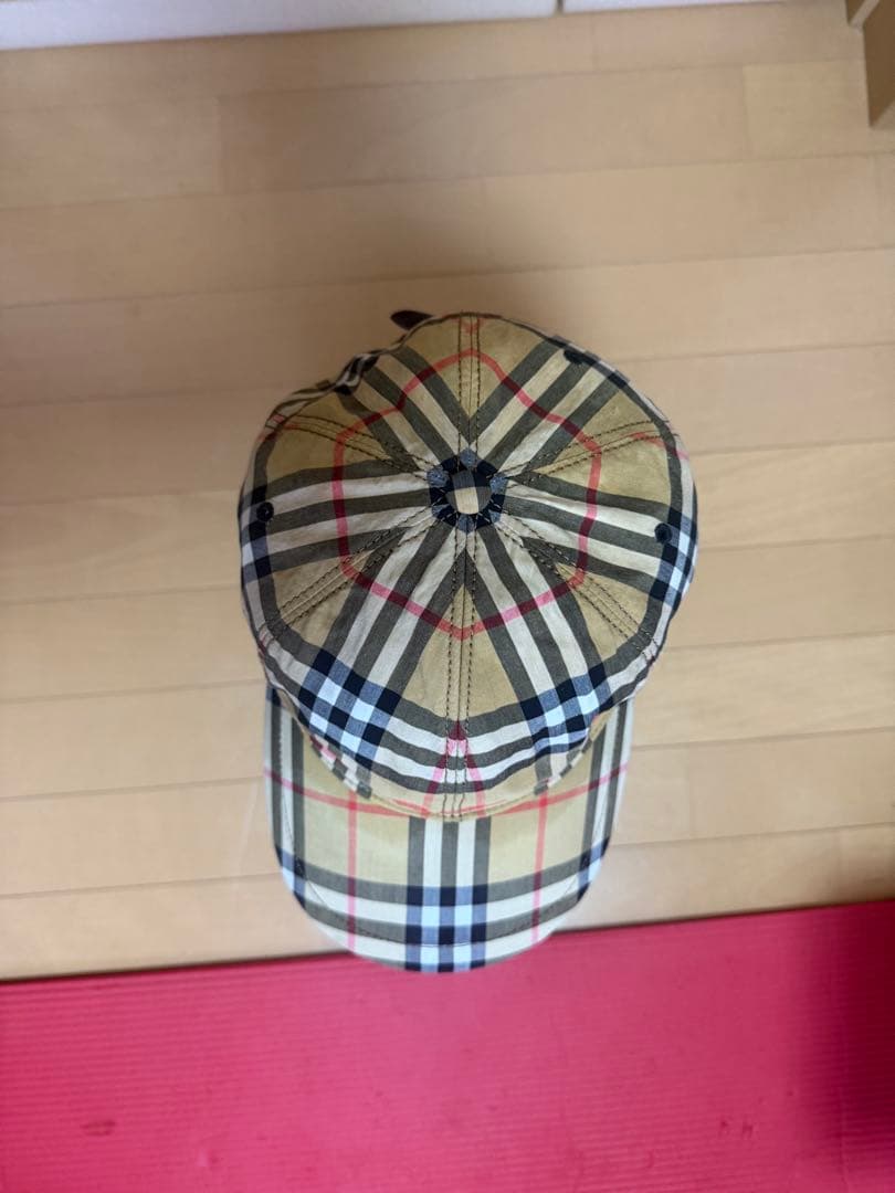 Burberry チェック柄 ベースボールキャップ M/L