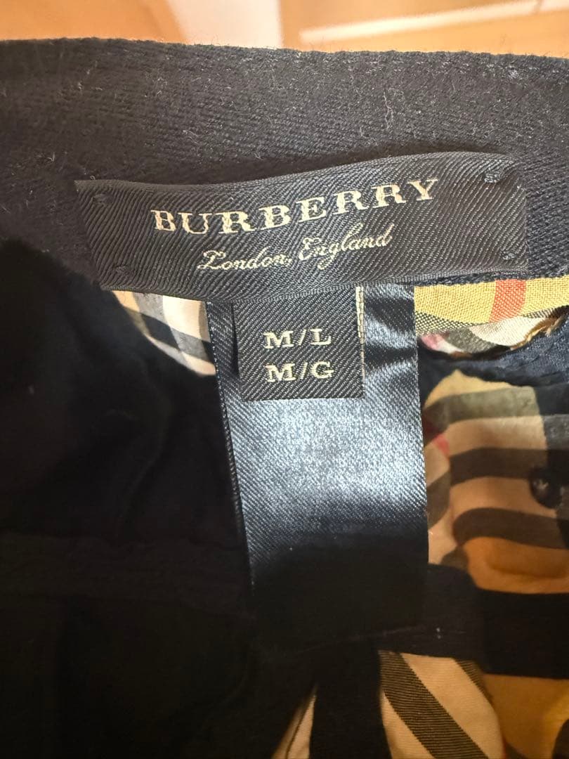 Burberry チェック柄 ベースボールキャップ M/L